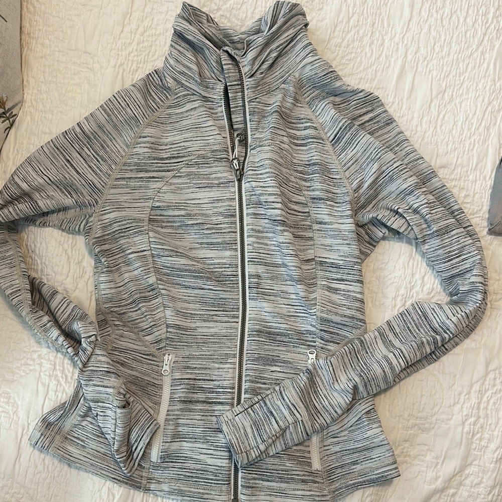 lululemon athletica Gray Zip-Up Jacket